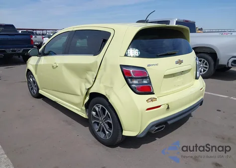 2017 Chevrolet Sonic Lt Auto из США, поврежденный, VIN 1G1JD6SH3H4115445